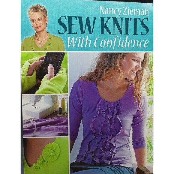 Nancy Zieman "Sew Knits With Confidence" Sewing Book - Picture 1 of 2